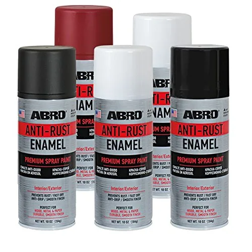 ABRO Anti Rust Enamel Spray Paints