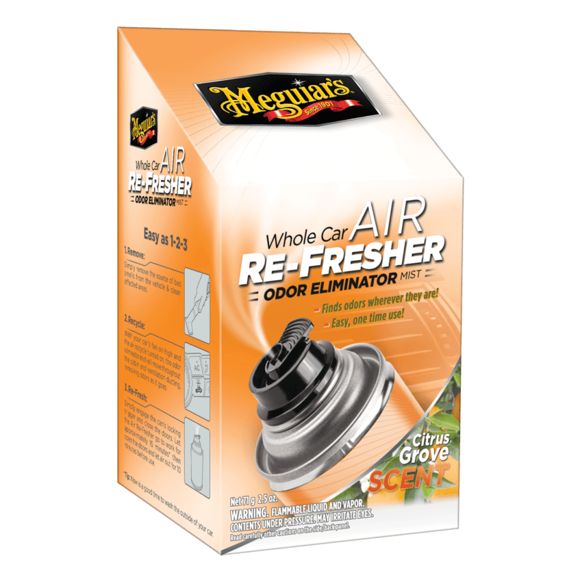 Meguiars Whole Car Air Re-Fresher Odor Eliminator Mist - Citrus Grove Scent