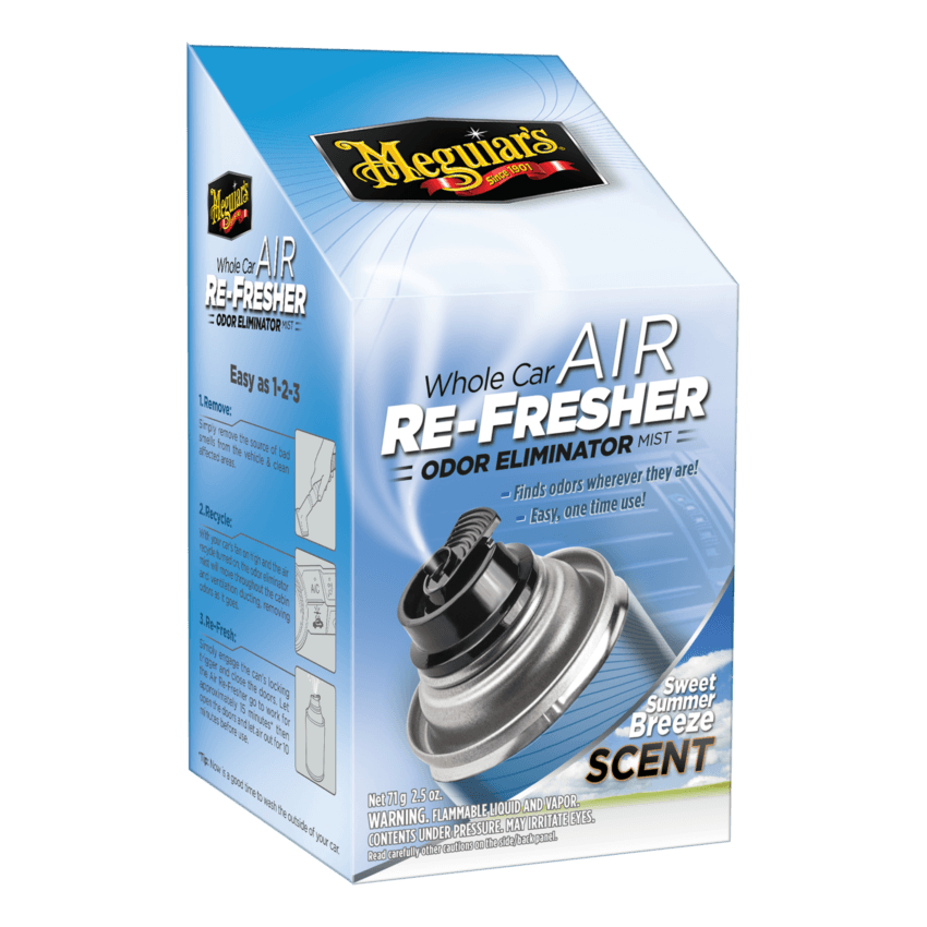 Meguiars Whole Car Air Re-Fresher Odor Eliminator Mist - Sweet Summer Breeze Scent