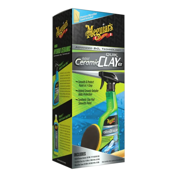 Meguiars Hybrid Ceramic Quik Clay Kit