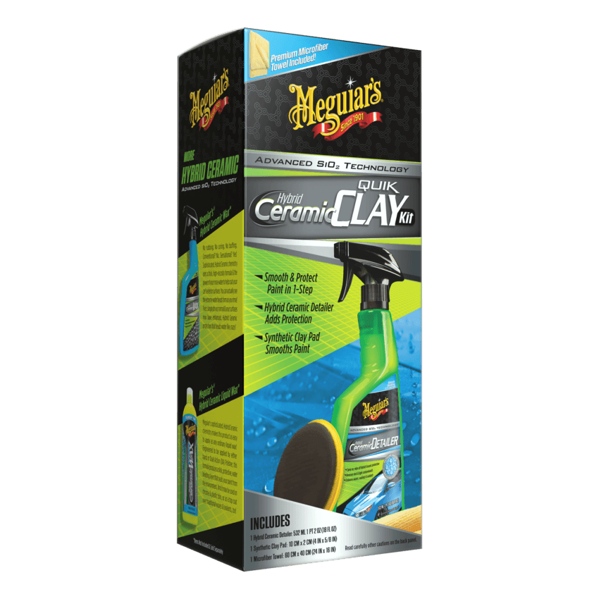 Meguiars Hybrid Ceramic Quik Clay Kit