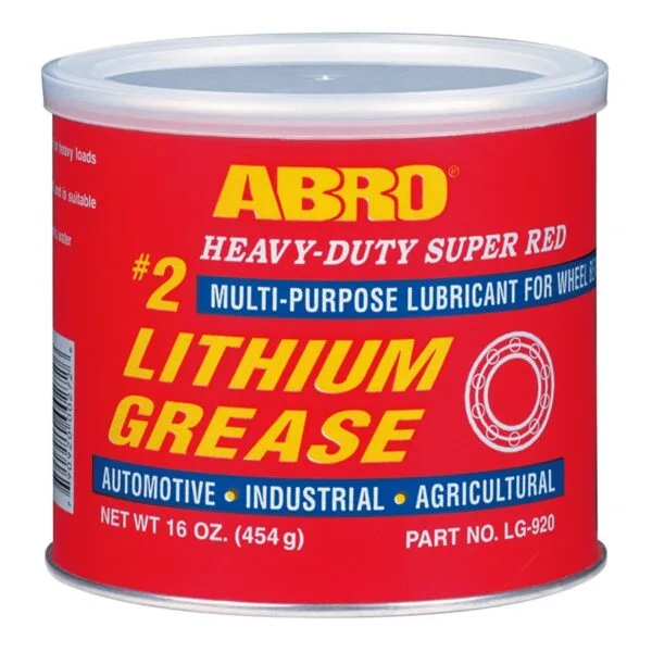 ABRO Heavy Duty Super Red Lithium Grease #2 Multi-Purpose LG-920