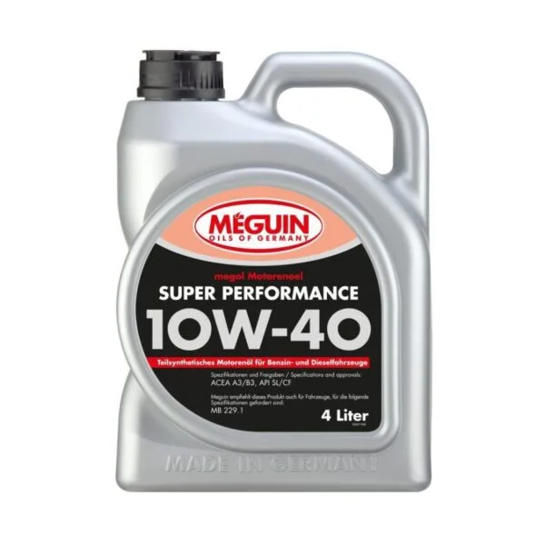 SAE 10W-40 Meguin Oil (Super Performance)