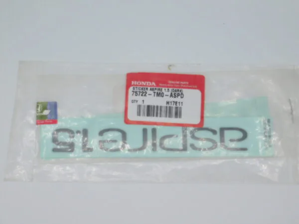 HONDA CITY  (STICKER ASPIRE 1.5 DARK) 75722-TM0-ASPD