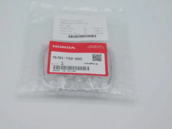 HONDA CIVIC 2013 REAR H EMBLEM 75701-TS2-003