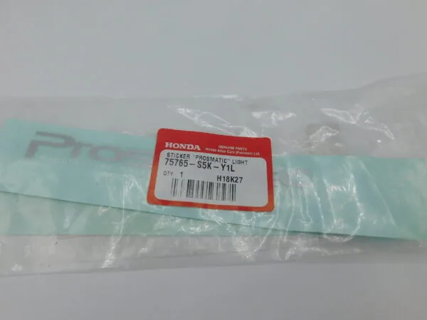 HONDA CIVIC 2013-2016 (STICKER PROSMATIC LIGHT) 75765-S5K-Y1L