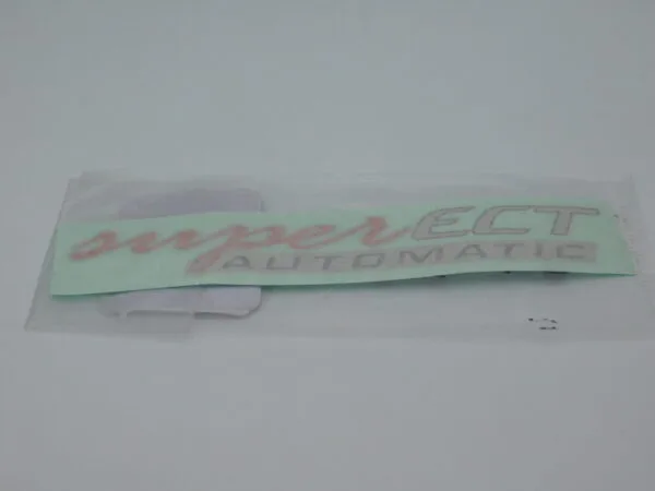 TOYOTA COROLLA SUPER ECT STICKER