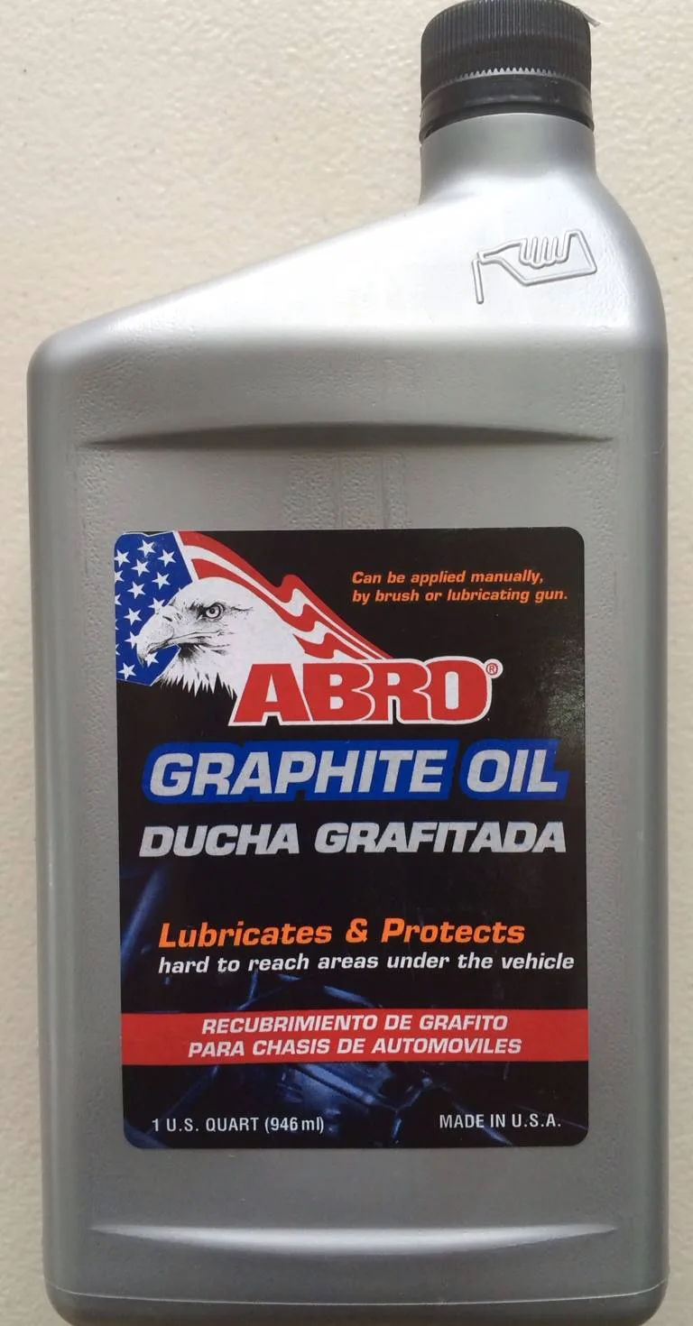 ABRO Graphite Oil, Chassis/Undercarriage Protection Oil, Anti-Wear, Anti-Rust and Protective Additive