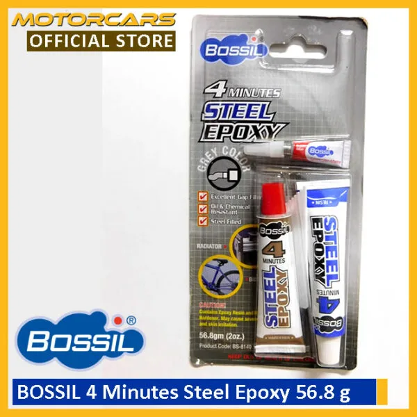 BOSSIL 4 Minutes Steel Epoxy 56.8 g