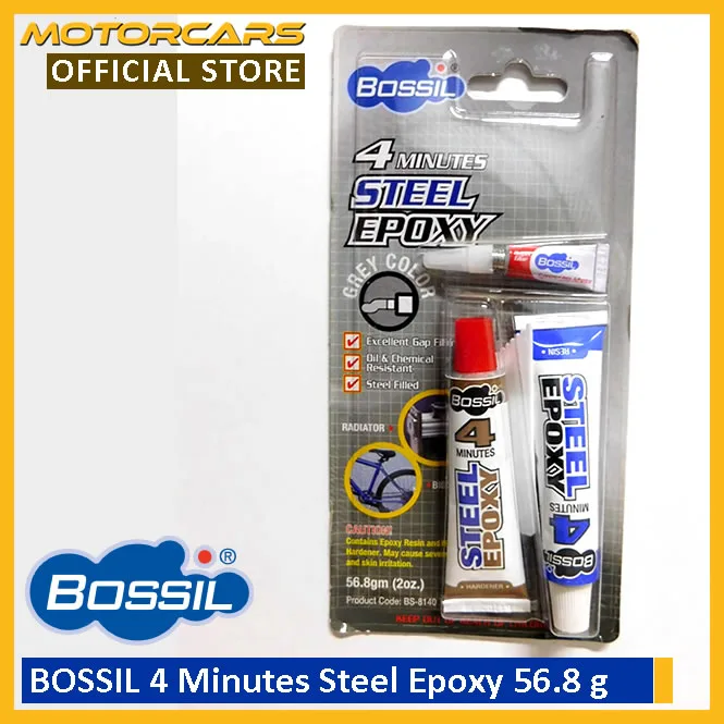 BOSSIL 4 Minutes Steel Epoxy 56.8 g