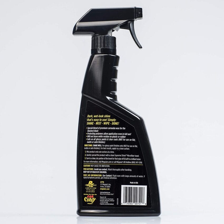 Meguiars Gold Class Quik Wax 473 ml - Image 5