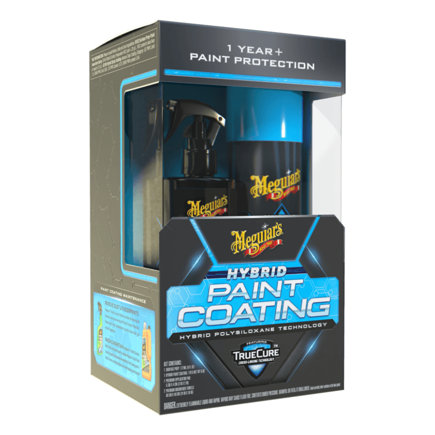 Meguiars Hybrid Paint Coating, Pro-Grade Protection & Durability that's Easy to Use, G210300, Kit