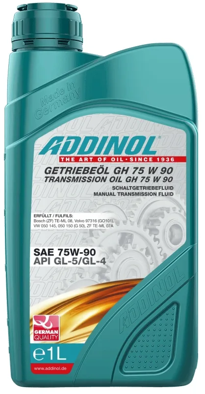 ADDINOL Transmission oil GH 75 W 90 Made in Germany - Image 2