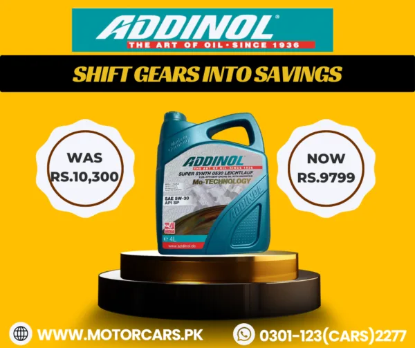 ADDINOL SUPER SYNTH 5W-30 Leichtlauf - with Mo-Technology –4 Litre Made In Germany