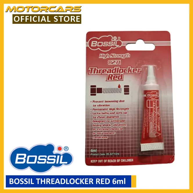 Bossil Threadlocker Red (High Strength) 6ml
