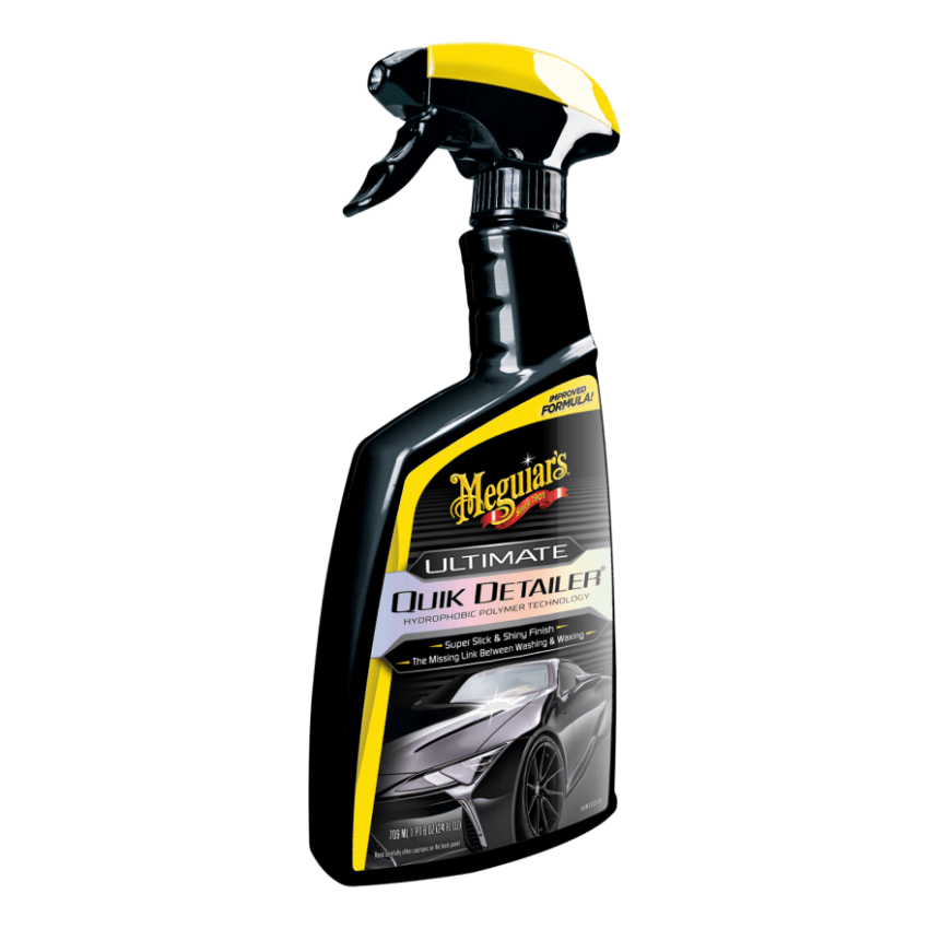 Meguiars Ultimate Quik Detailer, Light Paint Cleaning and Enhanced Gloss Between Washes, G201024, 24 oz